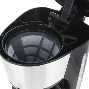Kaffemaskine sort/stål 1,25l. 1000w