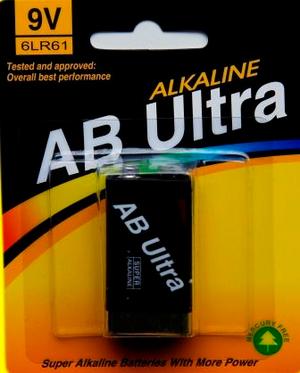 Batteri AB ULTRA 9 V / 6LR61