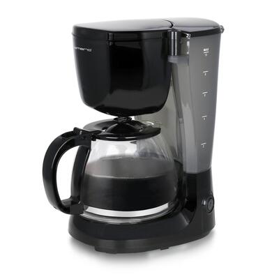 Kaffemaskine sort 1,25l. 750w