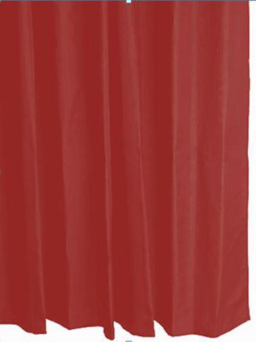 Badeforhæng 180x200cm. rød