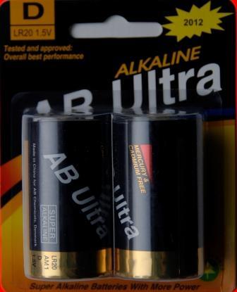 Batteri AB ULTRA TYPE D / LR20  1,5 V