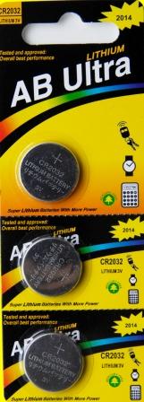 Batteri AB ULTRA CR2032  3 V Lithium