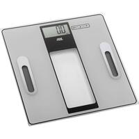 Personvægt tabea fedt% 180kg. 100g. Glas - hvid/sølv