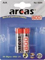 Arcas opladeligt AA batteri 2 pk. - 800mAh
