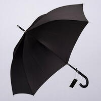 Paraply Gents sort Ø120cm