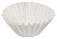 Foldefilter - bleget 250/90mm. (Ø 25cm)